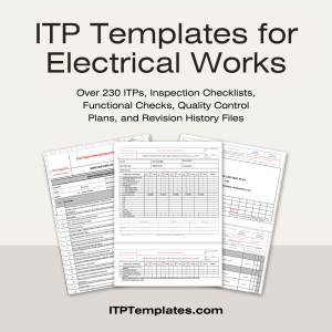 Inspection And Test Plan Templates For Electrical Works