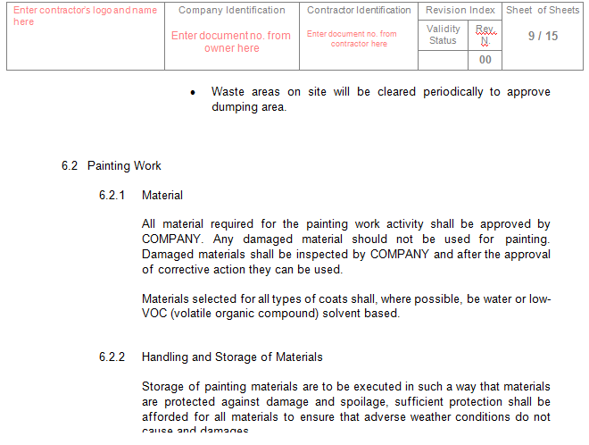 QCP for Architectural Finishes - Internal Works