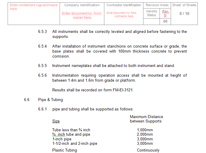 QCP for Field Mounted Instruments