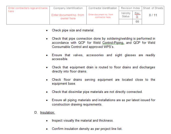 QCP for HVAC in Buildings